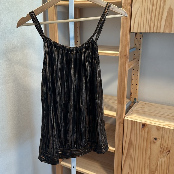 H&M Metallic Bronze Crinkled Tank - Picture 2 of 7